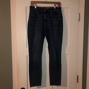 LOFT Outlet Med Blue High-rise Skinny Ankle Jean 6